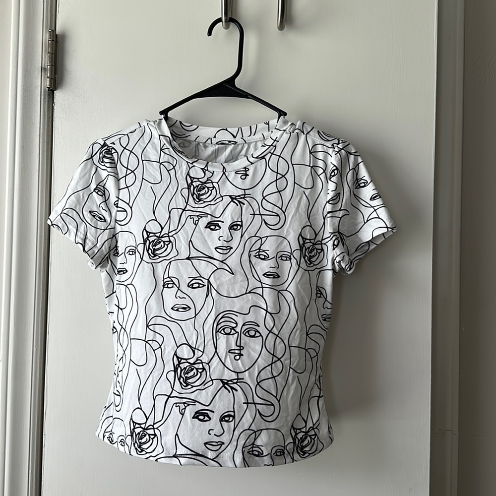 Woman pencil line shein shirt - very cute!